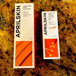 APRILSKIN set of 0.1 clearing solution and clay mask